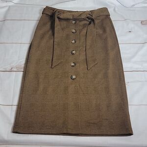 HEM & Thread Bagwasted Button Down Pencil Skirt